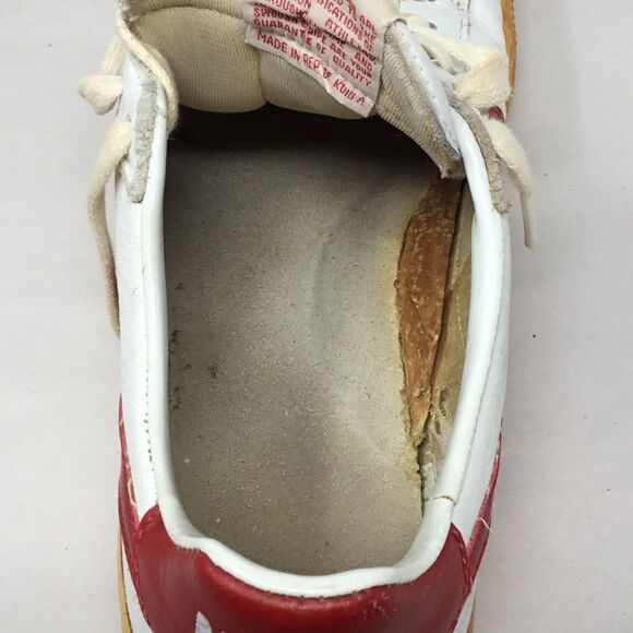 Vtg 1981 Nike Bruin Leather OG Gum Tan Sole Made In Korea ST Seonghwa Men\'s 8.5 main image 7